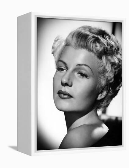 La Dame by Shanghai THE LADY FROM SHANGHAI by OrsonWelles with Rita Hayworth, 1947 (b/w photo)-null-Framed Stretched Canvas