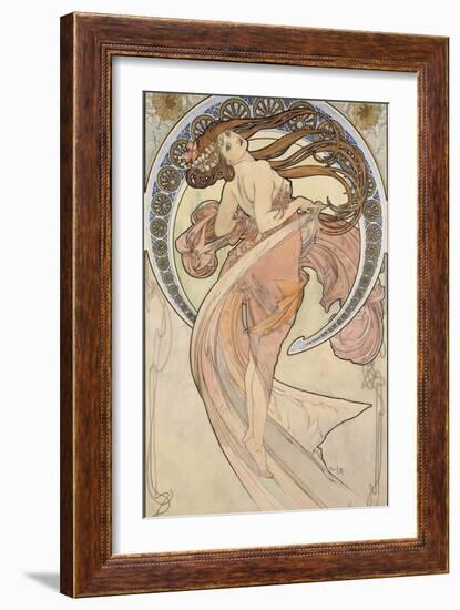 La Danse, 1898-Alphonse Mucha-Framed Giclee Print