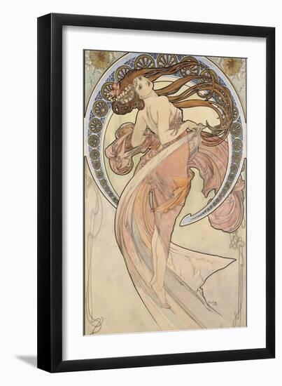 La Danse, 1898-Alphonse Mucha-Framed Giclee Print