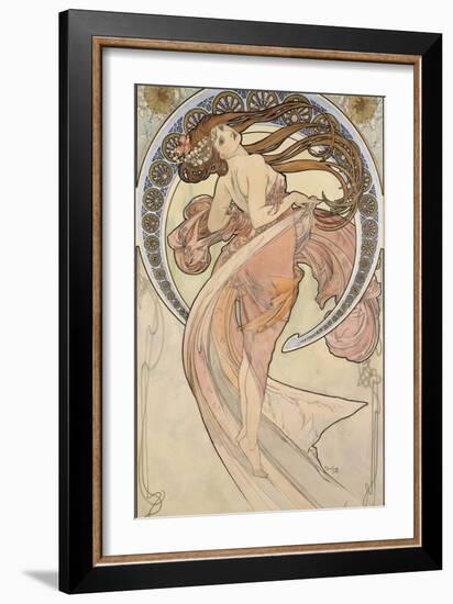 La Danse, 1898-Alphonse Mucha-Framed Giclee Print