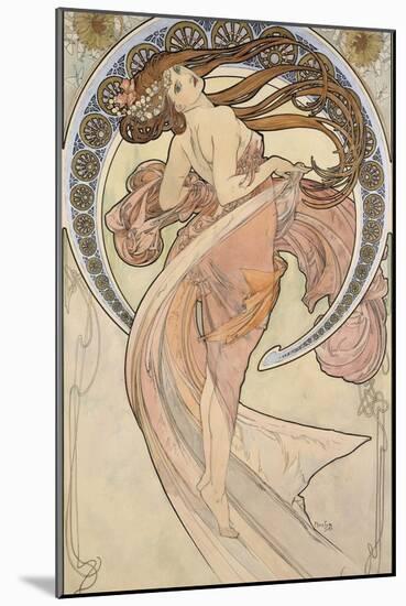 La Danse, 1898-Alphonse Mucha-Mounted Giclee Print