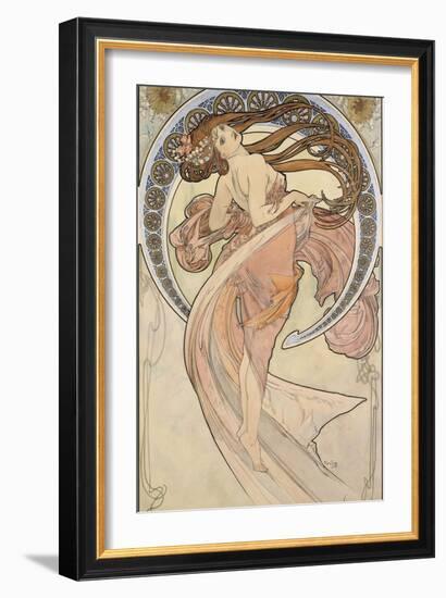 La Danse, 1898-Alphonse Mucha-Framed Giclee Print