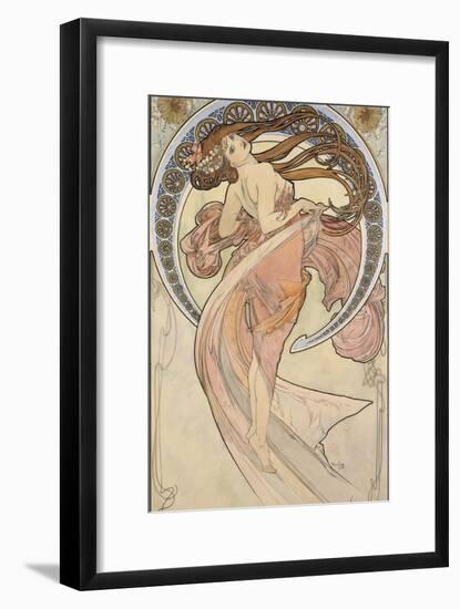 La Danse, 1898-Alphonse Mucha-Framed Giclee Print