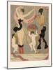 La Danse Des Fleurs, Illustration from Les Chansons De Bilitis, by Pierre Louys, Pub. 1922 (Pochoir-Georges Barbier-Mounted Giclee Print