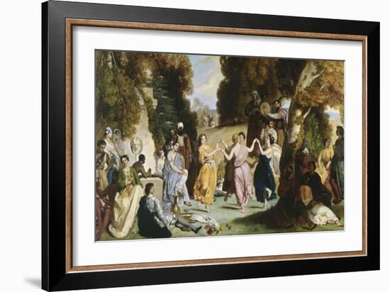 La danse des muses-Louis Boulanger-Framed Giclee Print