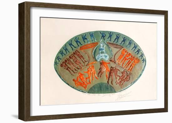 La danse du Dyonisos-Ben Banay-Framed Collectable Print