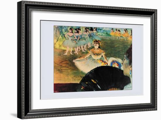 La Danseuse Au Banquet-Edgar Degas-Framed Art Print