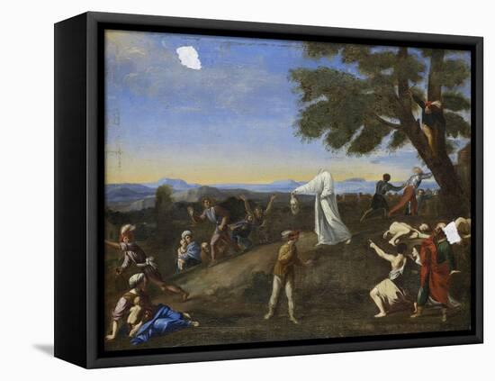 La décollation de saint Denis-Nicolas Poussin-Framed Premier Image Canvas