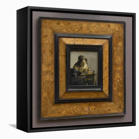 La Dentellière-Johannes Vermeer-Framed Premier Image Canvas