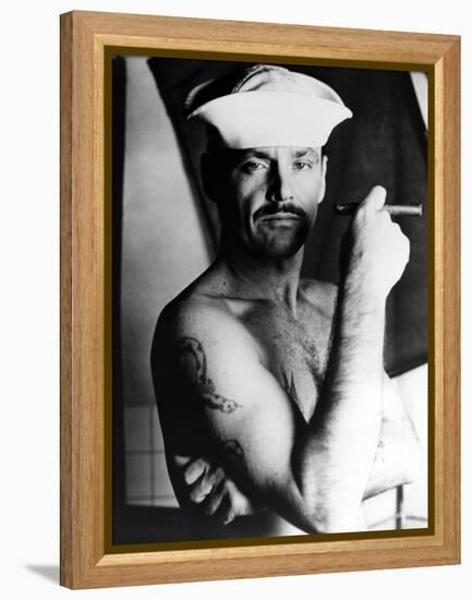 La Derniere Corvee THE LAST DETAIL by HalAshby with Jack Nicholson, 1973 (b/w photo)-null-Framed Stretched Canvas