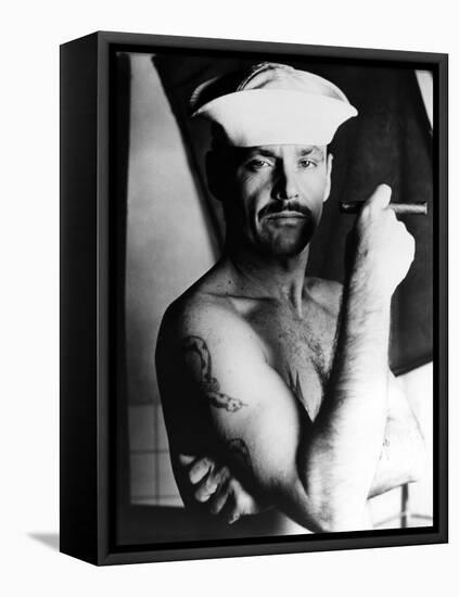 La Derniere Corvee THE LAST DETAIL by HalAshby with Jack Nicholson, 1973 (b/w photo)-null-Framed Stretched Canvas