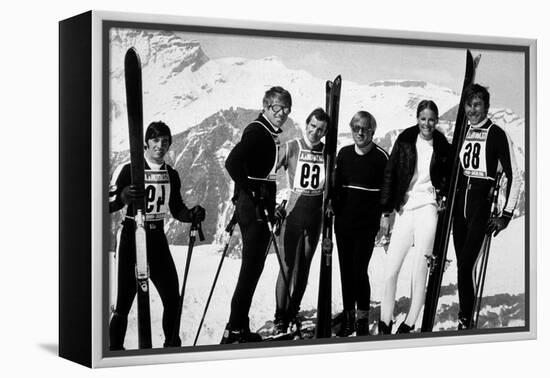 La Descente Infernale Downhill Racer De Michaelritchie Avec Robert Redford 1969-null-Framed Stretched Canvas