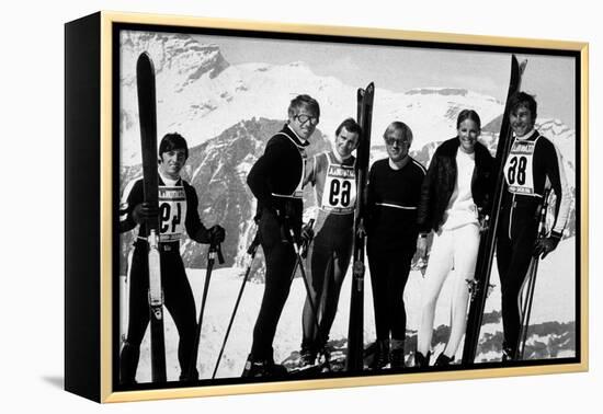 La Descente Infernale Downhill Racer De Michaelritchie Avec Robert Redford 1969-null-Framed Stretched Canvas