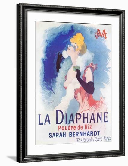 La Diaphane-Jules Chéret-Framed Collectable Print
