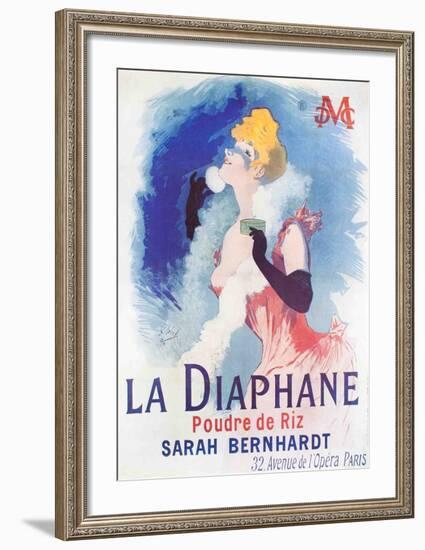 La Diaphane-Jules Chéret-Framed Collectable Print