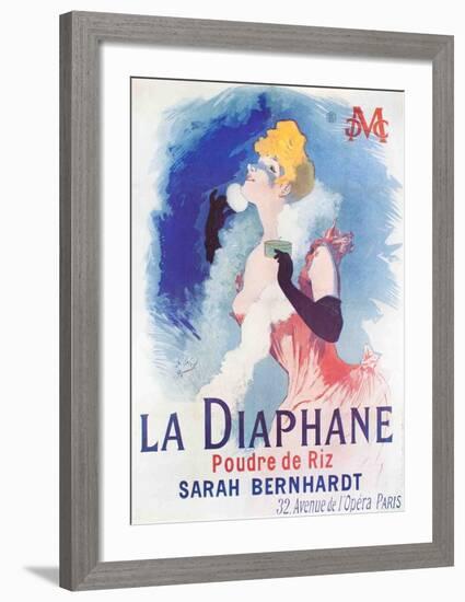 La Diaphane-Jules Chéret-Framed Collectable Print