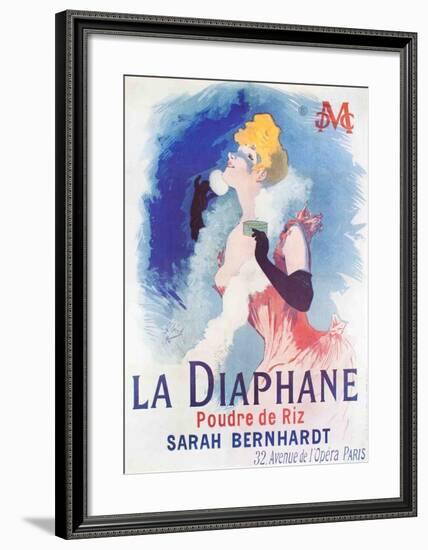 La Diaphane-Jules Chéret-Framed Collectable Print