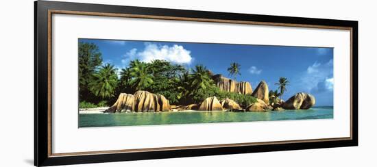 La Digue Island, Seychelles, Indian Ocean-K^H^ Hanel-Framed Art Print