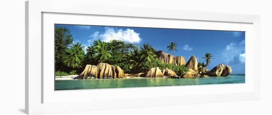 La Digue Island, Seychelles, Indian Ocean-K^H^ Hanel-Framed Art Print