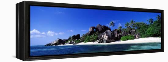 La Digue Island Seychelles-null-Framed Stretched Canvas