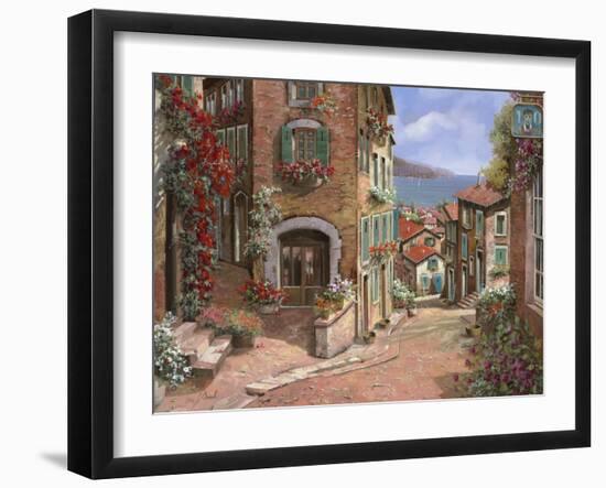 La Discesa al Mare-Guido Borelli-Framed Giclee Print