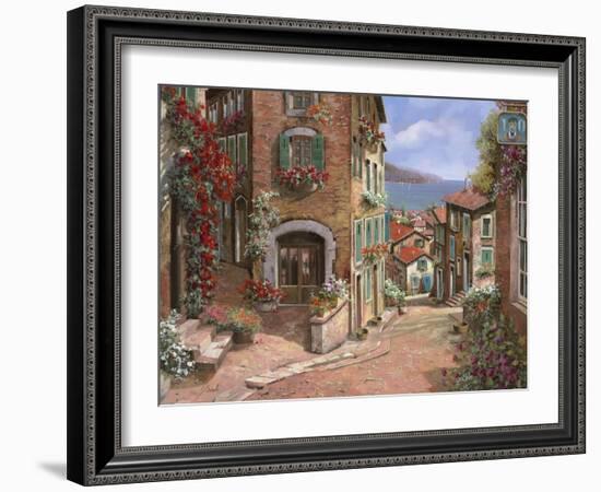 La Discesa al Mare-Guido Borelli-Framed Giclee Print