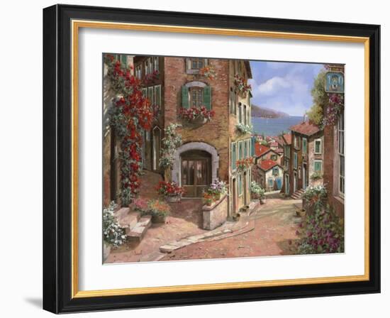 La Discesa al Mare-Guido Borelli-Framed Giclee Print