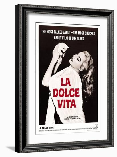 La Dolce Vita, Anita Ekberg, 1960-null-Framed Premium Giclee Print