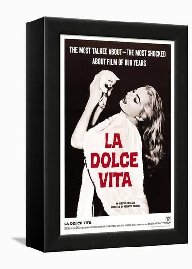 La Dolce Vita, Anita Ekberg, 1960-null-Framed Stretched Canvas