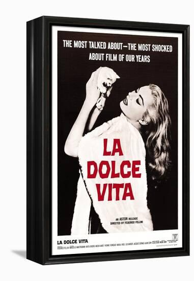 La Dolce Vita, Anita Ekberg, 1960-null-Framed Stretched Canvas