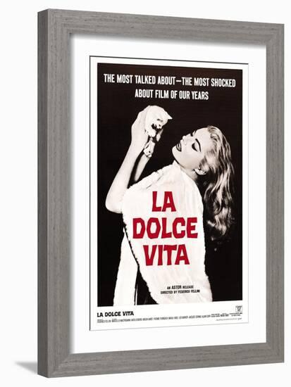 La Dolce Vita, Anita Ekberg, 1960-null-Framed Art Print