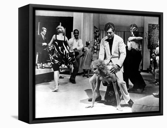 La Dolce Vita, Marcello Mastroianni, 1960-null-Framed Stretched Canvas