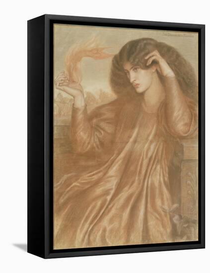 La Donna Della Fiamma, 1870-Dante Gabriel Rossetti-Framed Premier Image Canvas