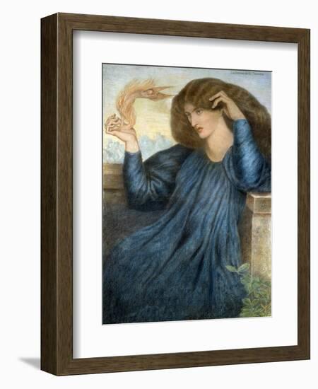 La Donna della Flamma-Dante Gabriel Rossetti-Framed Giclee Print