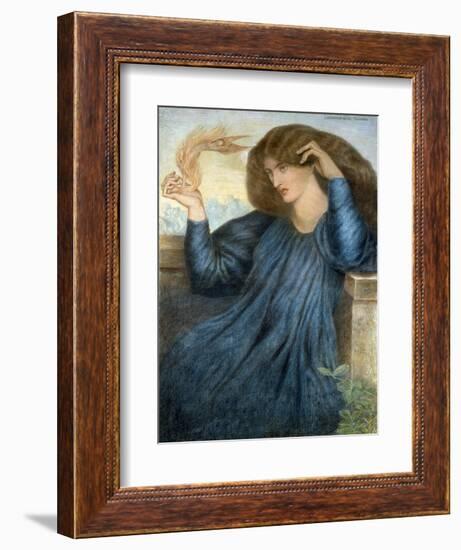 La Donna della Flamma-Dante Gabriel Rossetti-Framed Giclee Print