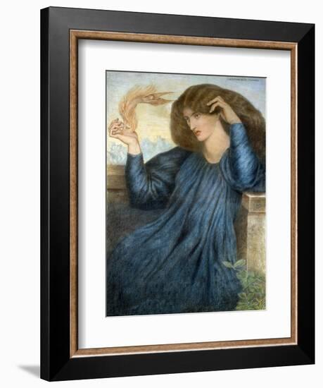 La Donna della Flamma-Dante Gabriel Rossetti-Framed Giclee Print