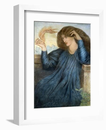 La Donna della Flamma-Dante Gabriel Rossetti-Framed Giclee Print