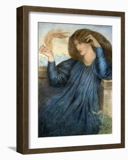La Donna della Flamma-Dante Gabriel Rossetti-Framed Giclee Print