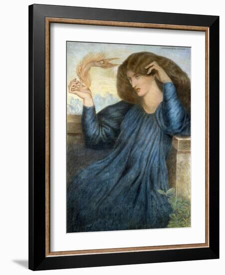 La Donna della Flamma-Dante Gabriel Rossetti-Framed Giclee Print