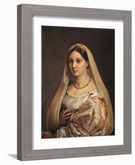 La Donna Velata-Raffaello Sanzio-Framed Giclee Print