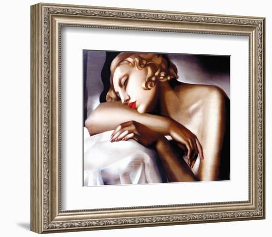 La Dormeuse-Tamara de Lempicka-Framed Premium Giclee Print