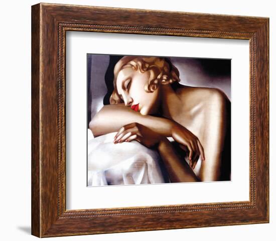 La Dormeuse-Tamara de Lempicka-Framed Premium Giclee Print