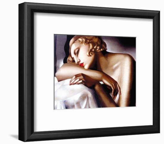 La Dormeuse-Tamara de Lempicka-Framed Premium Giclee Print