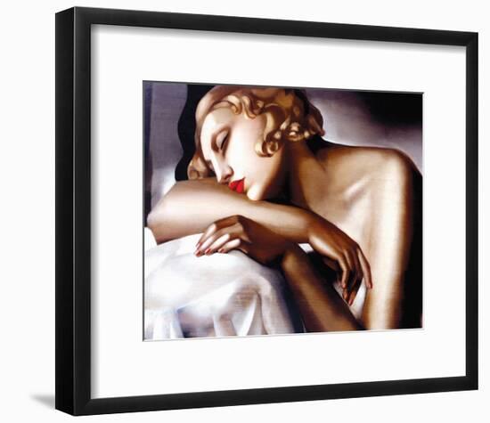 La Dormeuse-Tamara de Lempicka-Framed Premium Giclee Print