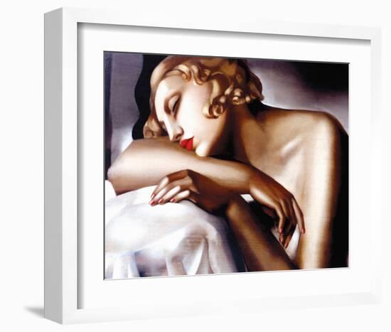 La Dormeuse-Tamara de Lempicka-Framed Premium Giclee Print