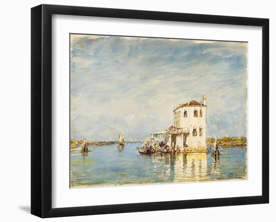 La douane à Venise-Félix Ziem-Framed Giclee Print