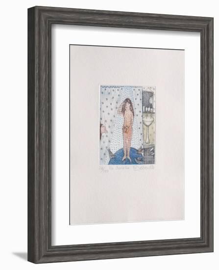 La Douche-Françoise Deberdt-Framed Limited Edition