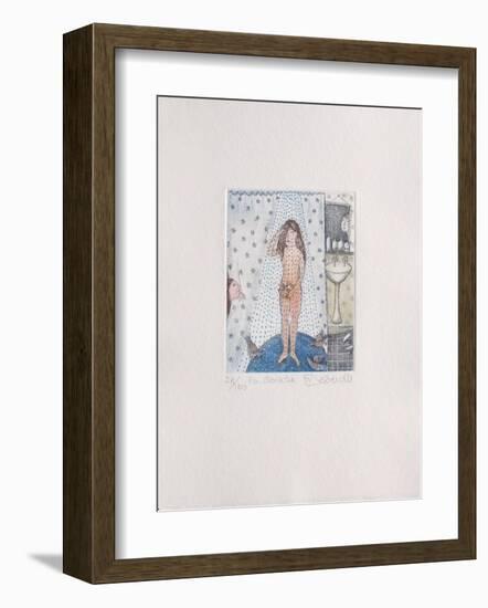 La Douche-Françoise Deberdt-Framed Limited Edition