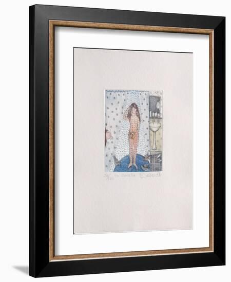 La Douche-Françoise Deberdt-Framed Limited Edition