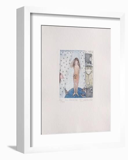 La Douche-Françoise Deberdt-Framed Limited Edition